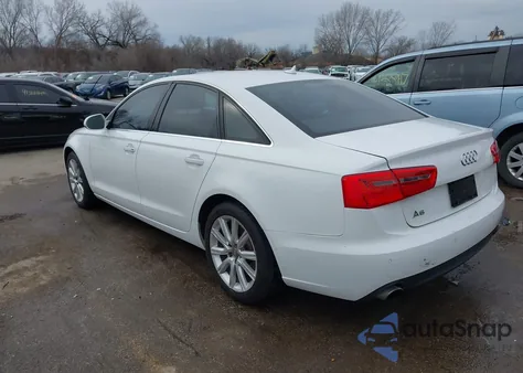 2013 Audi A6 2.0T Premium from USA, damaged, VIN WAUGFAFC7DN077362